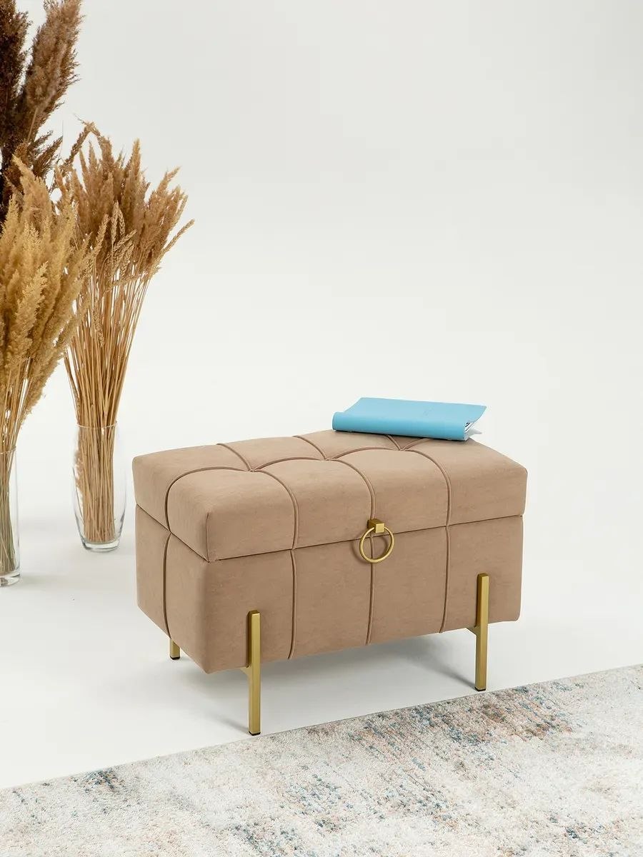 Pouf coffre luxe